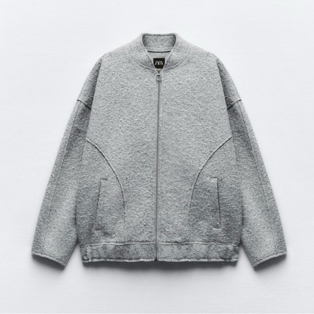 Zara Oversized Bomber Jacket